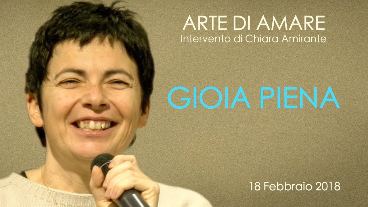 GIOIA PIENA - Chiara Amirante sorride